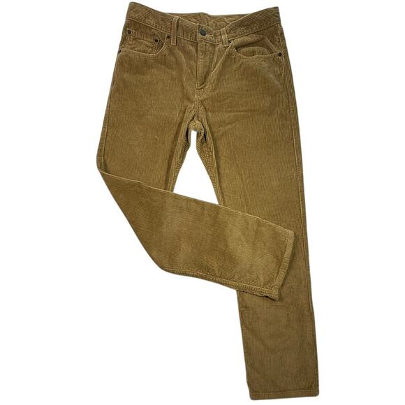 Levi’s 511 Slim Fit Corduroy Pants Brown Mid Rise Stretch Casual Classic W31L30 - Picture 1 of 15
